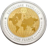 2000 Francs CFA obverse