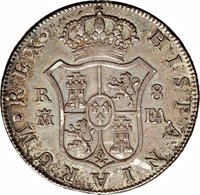 8 Reales reverse