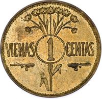 1 Centas reverse