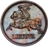 5 Centai obverse