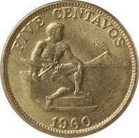 5 Centavos reverse