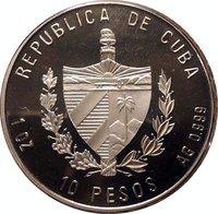 10 Pesos obverse
