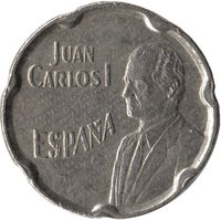50 Pesetas obverse