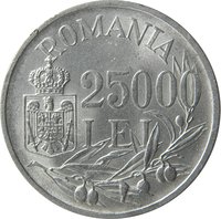 25000 Lei reverse