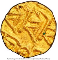 1⁄32 Mohur obverse