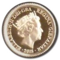 ¼ Sovereign obverse