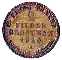 2 Silbergroschen reverse