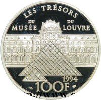 100 Francs reverse