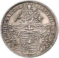 ¼ Thaler - ¼ Guldiner obverse