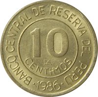 10 Centimos obverse