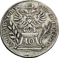 10 Kreuzers reverse