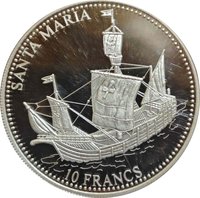 10 Francs reverse