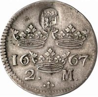 ⅓ Guldiner reverse