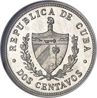 2 Centavos obverse