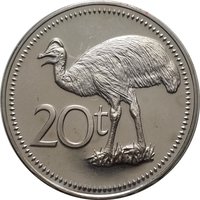 20 Toea reverse