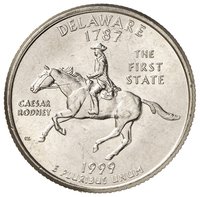 ¼ Dollar reverse
