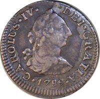 ½ Real obverse