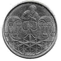 50 Centavos reverse