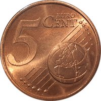 5 Euro Cents reverse
