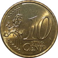 10 Euro Cents reverse