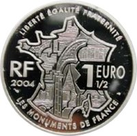 1½ Euros obverse
