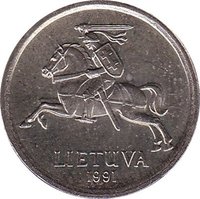 1 Litas obverse