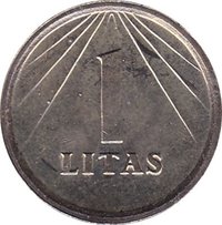 1 Litas reverse