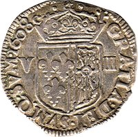 ⅛ Silver Ecu reverse