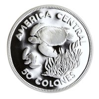 50 Colones reverse