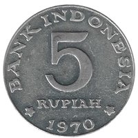 5 Rupiah obverse