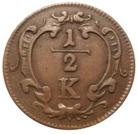 ½ Kreuzer reverse