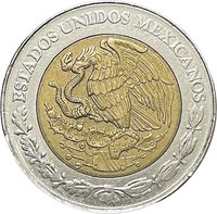 5 New Pesos obverse