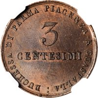 3 Centesimi reverse