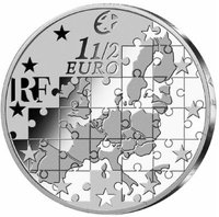 1½ Euros obverse