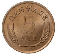 5 Øre reverse