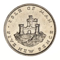 5 New Pence reverse