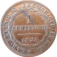 1 Centesimo reverse