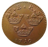 1 Copper Öre obverse