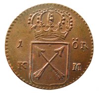 1 Copper Öre reverse