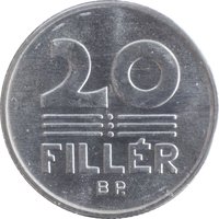 20 Fillér reverse