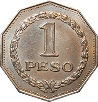 1 Peso reverse