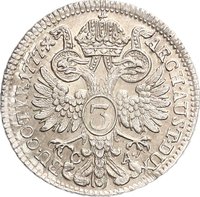 3 Kreuzer reverse