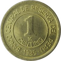 1 Centimo obverse