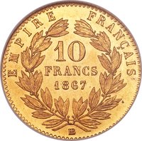 10 Francs reverse