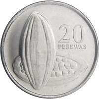 20 Pesewas reverse