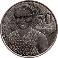 50 Pesewas reverse