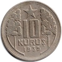 10 Kuruş reverse