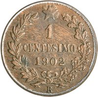 1 Centesimo reverse