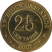 25 Centavos reverse