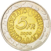 5 Francs obverse